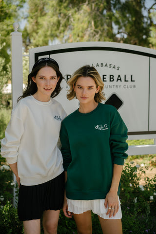 [FLC] FLC ESSENTIAL CREWNECK SWEATSHIRTS (White)