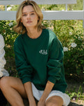 [Fair Liar Club] UNISEX FLC ESSENTIAL CREWNECK SWEATSHIRTS - Dark Green