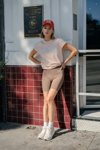 [FLC] FLC ESSENTIAL BIKER SHORTS (Brown)