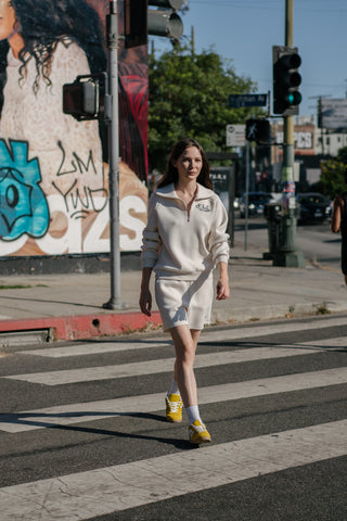 [FLC] FLC ESSENTIAL GYM SHORTS (Ivory)