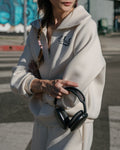 [Fair Liar Club] FLC HALF ZIP SIGNATURE PULLOVER - Cream