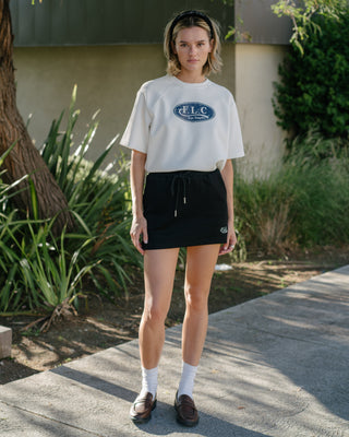 [FLC] CRACK HALF SWEATSHIRTS (White)