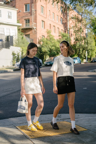 [FLC] CRACK HALF SWEATSHIRTS (White)