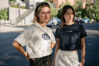 [FLC] CRACK HALF SWEATSHIRTS (White)