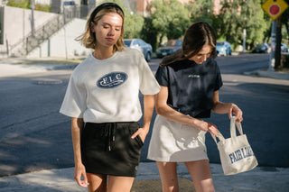 [FLC] F.L.CLUB CROPPED T-SHIRT (Navy)