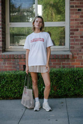 [Fair Liar Club] F.L.CLUB IVY T-SHIRT - White