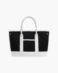 Color canvas tote bag - Black