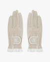 Color Sheepskin Gloves - Beige