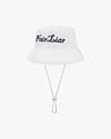 Men's Basic Strap Bucket Hat - White