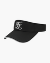 Men's perforated point visor - Black