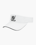 Men's perforated point visor - White