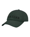 Men's logo embroidered point cap - Dark Green