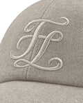 Men's Symbol Logo Herringbone Cap - Beige