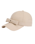 Petite Front Ribbon Point Cap- Beige