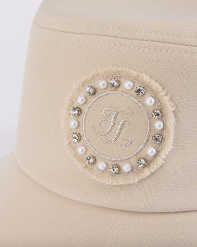 pearl point bucket hat- Beige