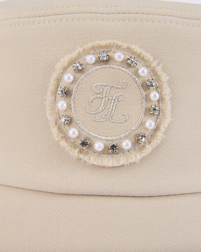 pearl point bucket hat- Beige