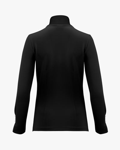 Petit Scarf Knit T-shirt - Black