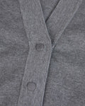 Loose fit V-neck cardigan - Grey