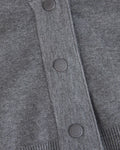 Loose fit V-neck cardigan - Grey