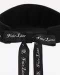 Side logo wide Ribbon visor - Black