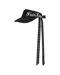 Side logo wide Ribbon visor - Black