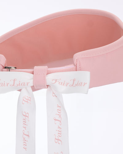 Side logo wide Ribbon visor - Pink