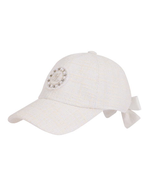 herlipto Back Ribbon Tweed Casquette 帽子
