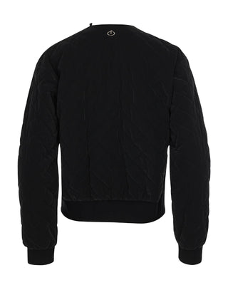Pearl quilted jumper - Black