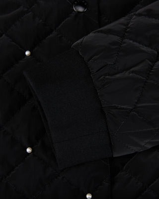 Pearl quilted jumper - Black
