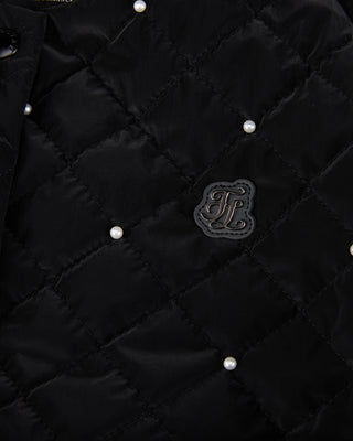 Pearl quilted jumper - Black