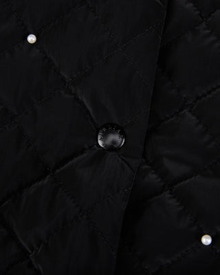 Pearl quilted jumper - Black