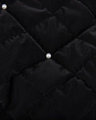 Pearl quilted jumper - Black