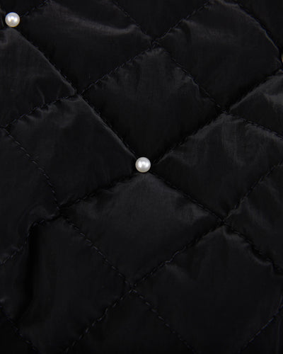 Pearl quilted jumper - Black