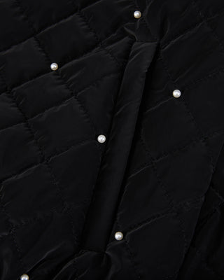 Pearl quilted jumper - Black
