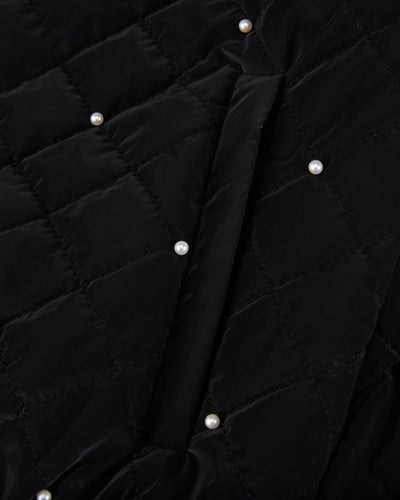 Pearl quilted jumper - Black