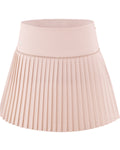 [FL Signature] Pearl & Bead Flare Pleated Skirt - Pink