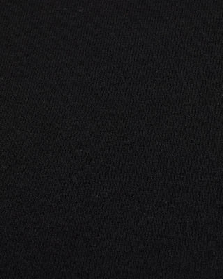 Neck Ribbon Knit Pullover - Black