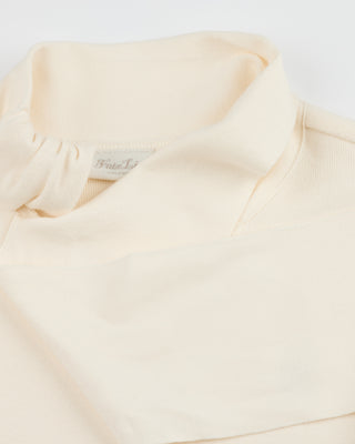 Neck Ribbon Knit Pullover (Ivory)