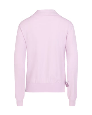Fair Liar Detachable Collar Ribbon knit - Lavender