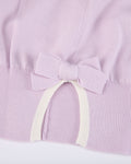 Fair Liar Detachable Collar Ribbon knit - Lavender