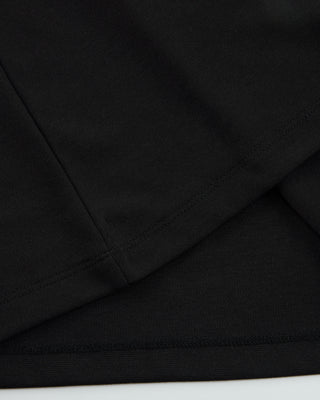 Frill sleeve high neck t-shirt - Black