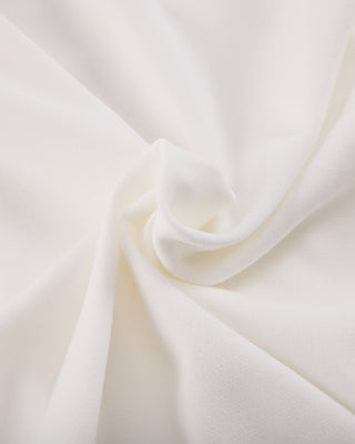 Frill sleeve high neck t-shirt - Ivory