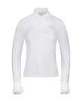 Chiffon Ribbon Windproof Inner T-Shirt - White