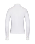 Chiffon Ribbon Windproof Inner T-Shirt - White