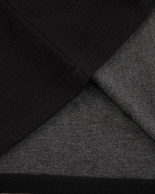 Fleeced high neck t-shirt - Black