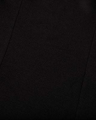 Fleeced high neck t-shirt - Black