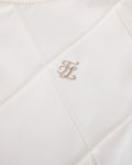 Ribbon Detailed Windproof Vest - Cream