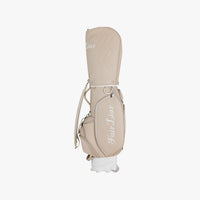 Herringbone Wheel Golf Bag (Beige)