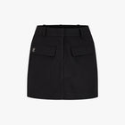 Brushed H-line Skirt (Black)