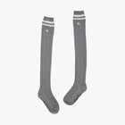 Cable Knee-socks (Charcoal Grey)
